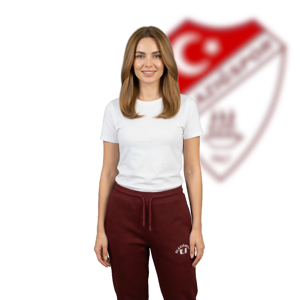 Bordo Tutku Eşofman Altı