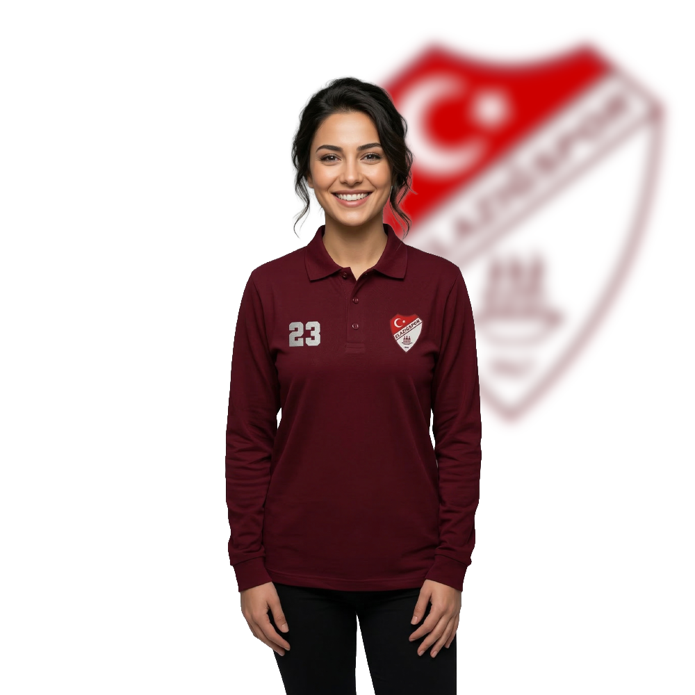 Vişne-Miras: Long Sleeve Polo