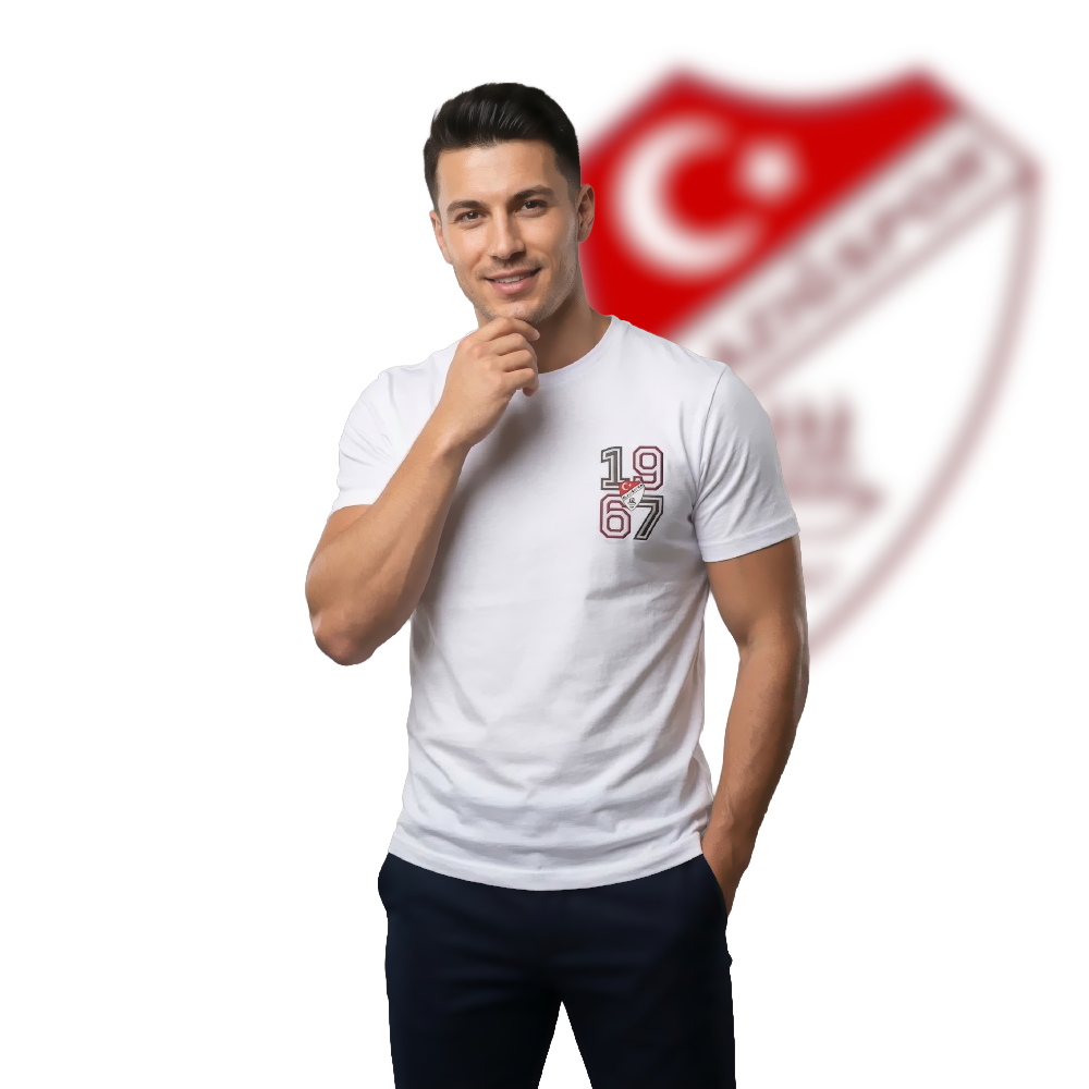 Elazığspor "Efsane 1967" Kuruluş Serisi Beyaz Taraftar Tshirt